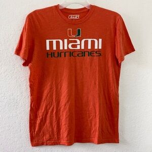 ✅Men Miami Hurricane Shirt Size L